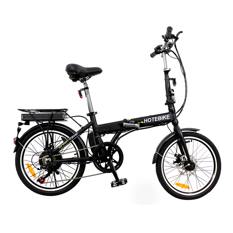 HOTEBIKE 20 Folding Electric Bike – Lightweight Aluminum Frame, Removable Battery, 350W Motor, 7-Speed Shimano - Folding Electric Bike - 2